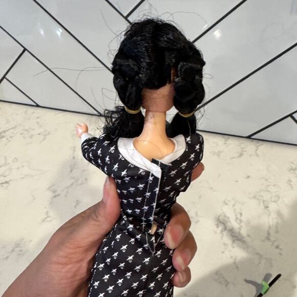 Wednesday Addams Doll 11.5” goth dark academia add to collection trinket shelf - Picture 4 of 5